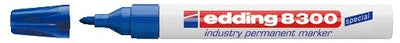 Edding - Feutre 8300 Industry rond 1,5-3mm bleu | 10 pièces