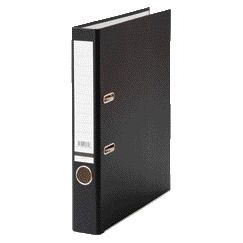 Qbasic - Ordner A4 50mm cartulina negra | 25 piezas