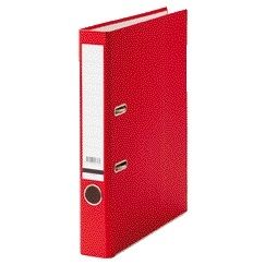 Qbasic - Ordner A4 50mm cartulina roja | 25 piezas