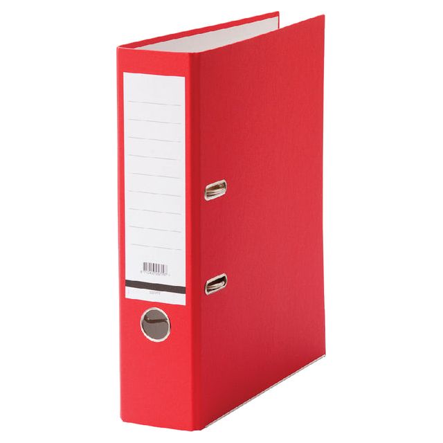 Qbasic - Ordner A4 80mm karton rood | 20 stuks