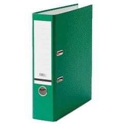 Qbasic - Ordner A4 80mm Karton grün | 20 Stück