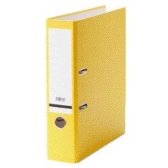 Qbasic - Ordner A4 80mm cardboard yellow