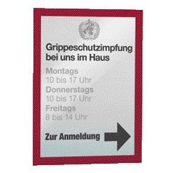 Durevole: Duraframe 487303 A3 rosso 2 pezzi