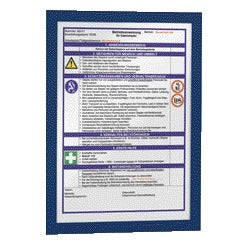 Durable -  Duraframe  487207 a4 donkerblauw 2 stuks