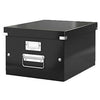 Leitz - Storage box Click Store WOW medium recycled cardboard 281x200x370mm black