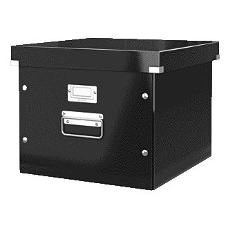 Leitz - Archivador colgante click store WOW cartón reciclado 357x285x367mm negro
