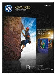 HP -  Advanced fotopapier, glanzend, 250 g/m2, A4 (210 x 297 mm), 25 vellen