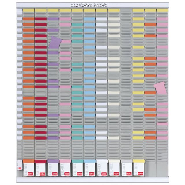 Nobo - Planbord jaar 12 panelen met 54 sleuven nr.2