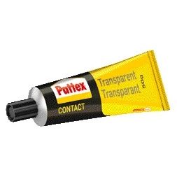 Pattex -  lijm tube 50 gram op blister transparant