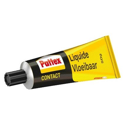 Pattex -  lijm vloeibaar tube 50 gram op blister | 12 stuks