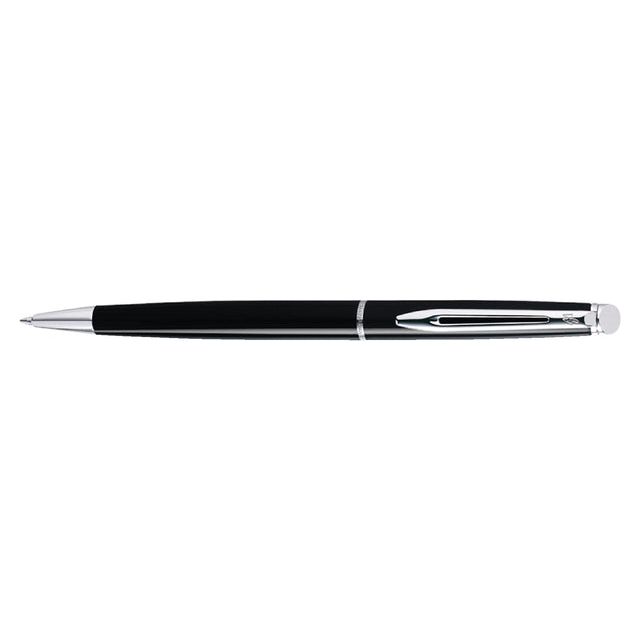 Waterman - Balpen Hémisphère black lacquer CT medium