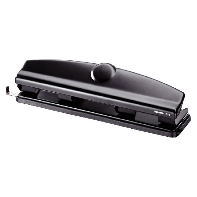 Esselte - Perforator Esselte Q10 4 -gaats 10 feuille noire | 1 pièce