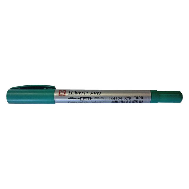 SAKURA - FELT -TIP PEN IDENTI PEN GREEN | Boîte extérieure une pièce 12