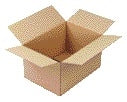 CleverPack - Shipping box single wave 430x305x250mm brown pack of 10 pieces