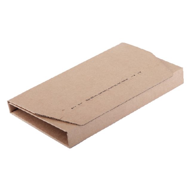 CleverPack - Wikkelverpakking A5 +zelfkl strip bruin 25 stuks