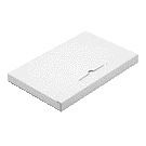 CleverPack - Caja buzón A5 230x160x26mm cartón blanco paquete de 5 piezas