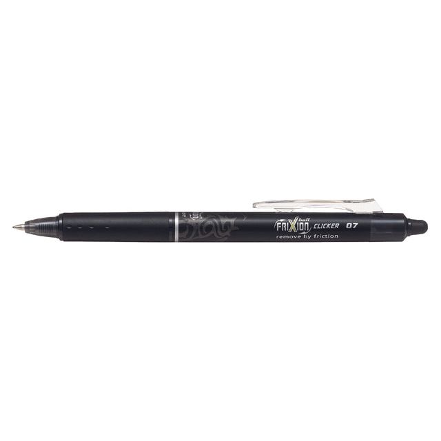 Pilot - Rollerpen PILOT Frixion Clicker zwart  0.35mm | 12 stuks