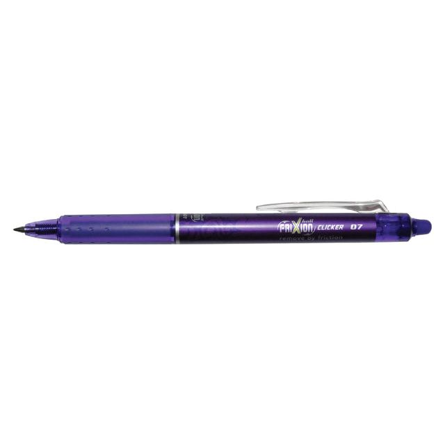 Pilot - Rollerpen PILOT Frixion Clicker paars  0.35mm | 12 stuks