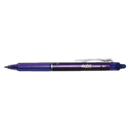 Pilot - Rollerball pen friXion clicker medium violet | 12 pieces
