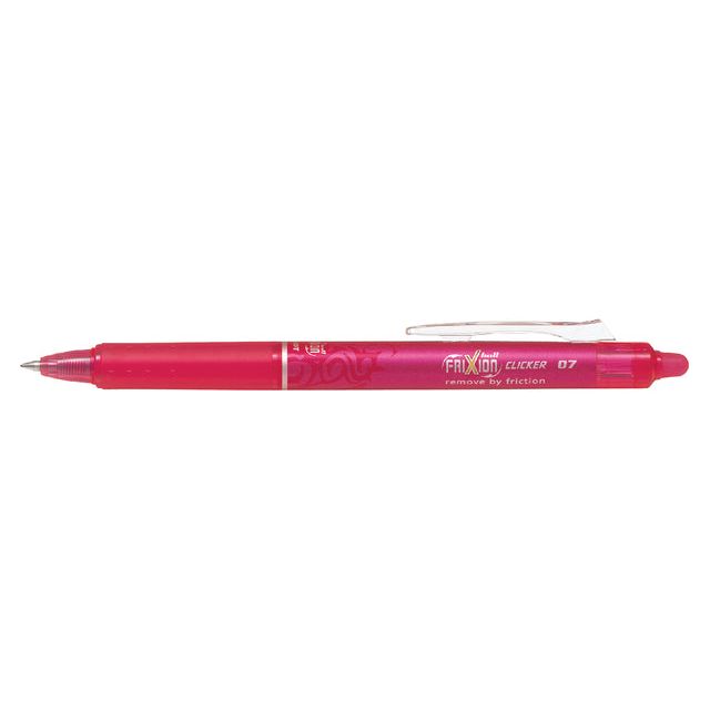 Pilot - Rollerpen PILOT Frixion Clicker roze  0.35mm roze | 12 stuks