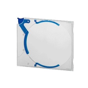 Durable -  Cd opbergbox quickflip standaard blauw 5 stuks