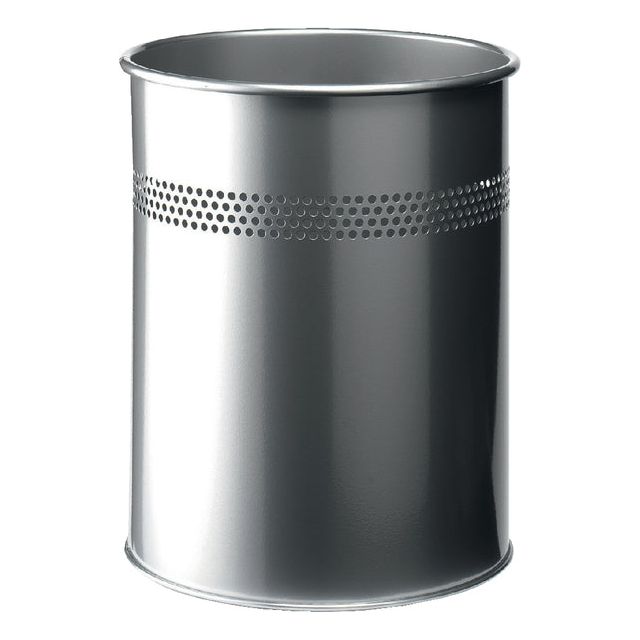 Durable - Bin en papier Durable 15ltr 30 mm perf argent | 1 pièce