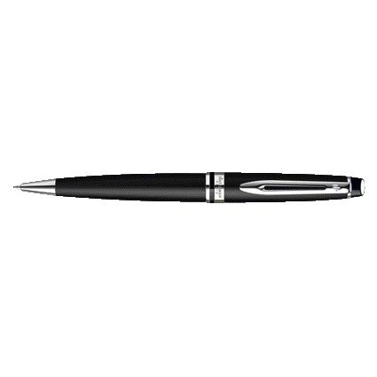 Waterman - Expert ballpoint pen black lacquer CT medium