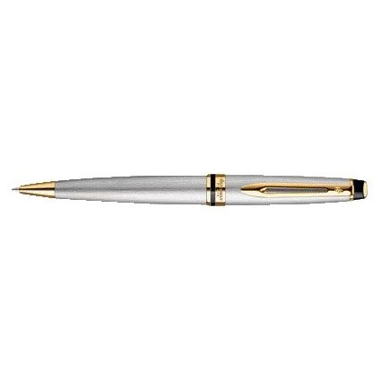 Waterman - Bolígrafo Expert acero inoxidable GT mediano