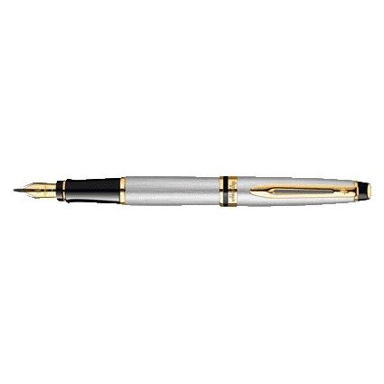Waterman - Penna stilografica Expert in acciaio inossidabile GT media