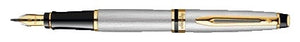 Waterman - Pluma estilográfica Expert acero inoxidable GT mediana