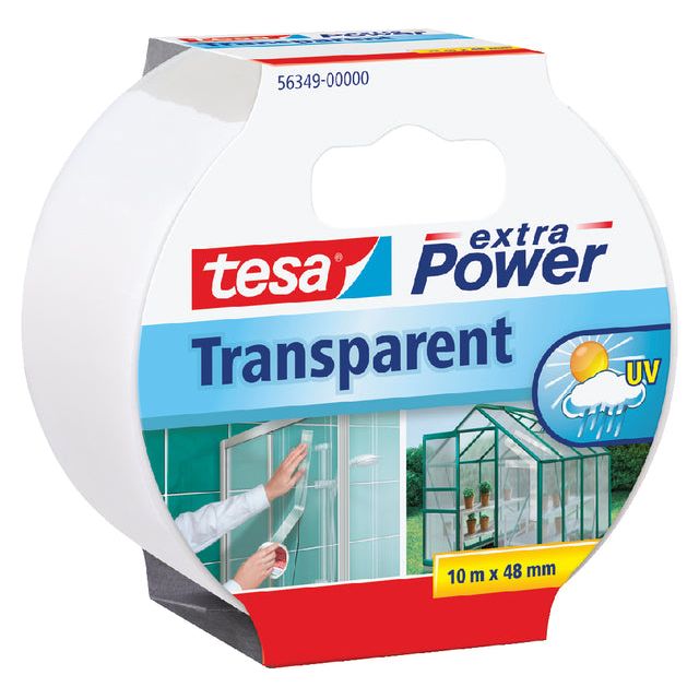 TESA - GAUCHE E PUISSANCE EXTRA 10MX48MM Transparent | 1 rôle