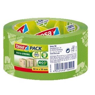 Tesa - Packaging pack® Eco Strong 66mx50mm verde stampato