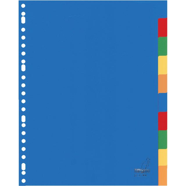 Kangaro - Tabbladen 23-gaats A410M 10-delig assorti PP | 25 stuks