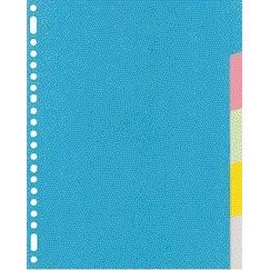 Kangaro - Tabs 23-hole RY405M 5-piece assorted cardboard