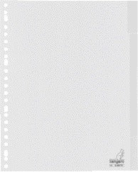 Kangaro - Tabs 23-hole G405FM 5-piece + window gray PP