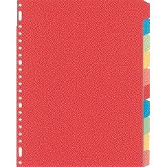 Kangaro - Tabs 23 fori PE410M Cartoncino assortito da 10 pezzi