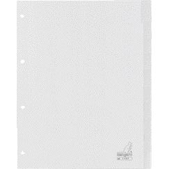 Kangaro - Tabs 4 fori G410F 10 pezzi + finestra PP grigio | 25 pezzi