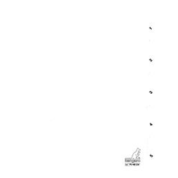 Kangaro - Tabs 4-Loch PK405C 1-5 nummerierter weißer Karton