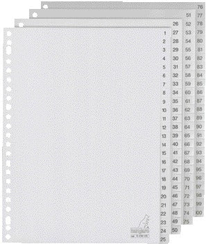 Kangaro -  Tabblad  23r g4100cm 1 100 genummerd gr pp | 5 stuks