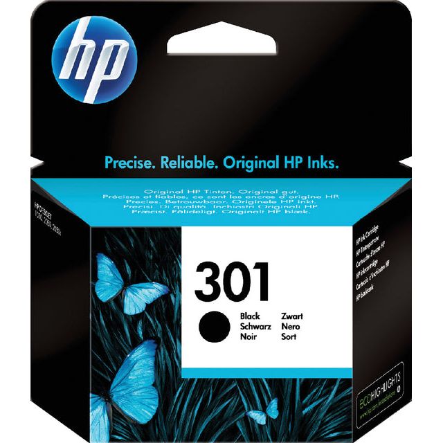 HP - Inkcartridge HP CH561EE 301 Black | 1 pièce