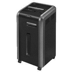 Fellowes -  225Ci papiervernietiger Kruisversnippering 65 dB 24 cm Zwart, Zilver