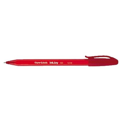 Paper Mate - Penna a sfera Inkjoy 100 media rossa | 50 pezzi