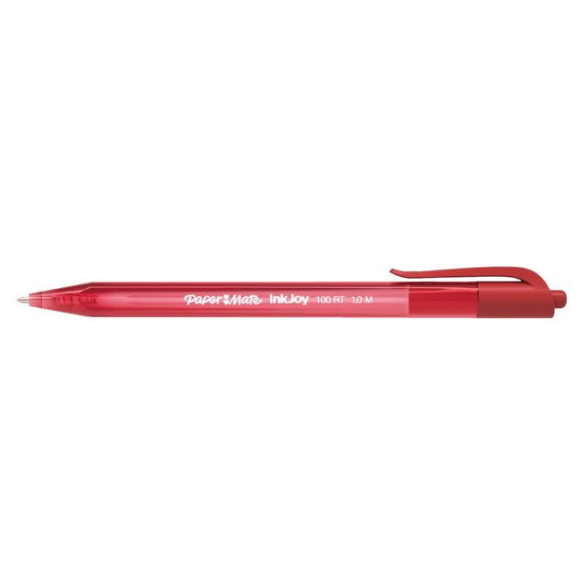 Paper Mate - Balpen Inkjoy 100RT rood medium