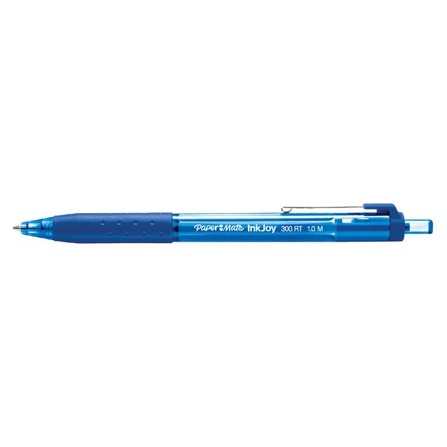 Paper Mate Inkjoy - Ballpen Papermate Inkjoy 300 RT M BLUE | 12 pièces