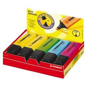 Stabilo -  Markeerstift boss 70/10 10st assorti