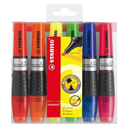Stabilo - Highlighter Luminator XT 71/6 assorted case of 6 pieces