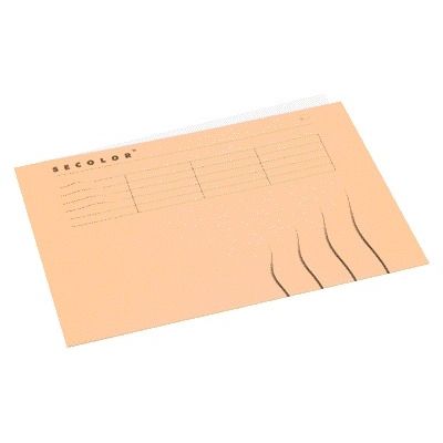 Jalema - Cartella pieghevole A4 100% cartone riciclato 250gr beige