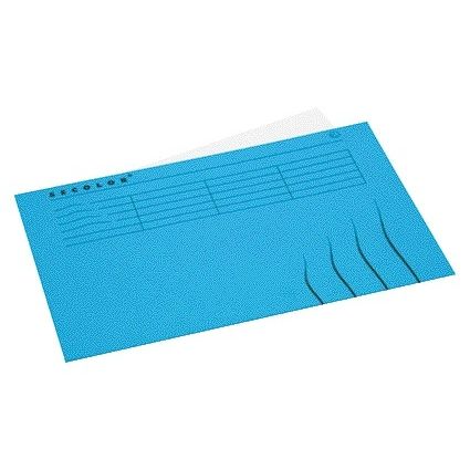 Jalema - Folding folder Folio 100% recycled cardboard 250gr blue | 25 pieces