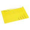 Jalema - Folding folder with tab brand A4 100% recycled cardboard 250gr Yellow | 25 pieces