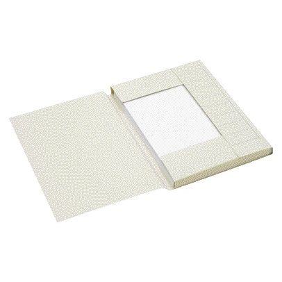 Jalema – Aktenordner A4, 3 Klappen, 100 % recycelter Karton, 250 g, Grau